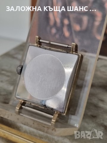 Винтидж съветски квадратен часовник Slava 21 Jewels , снимка 3 - Мъжки - 41425318