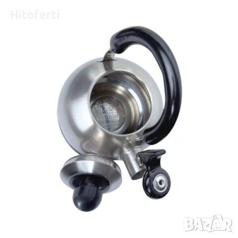 СВИЩАЩА СТОМАНЕНА ПЕЧКА ЧАЙНИК ЗА ЧАЙ HAUSBERG HB-H-464IN, снимка 2 - Аксесоари за кухня - 53663299