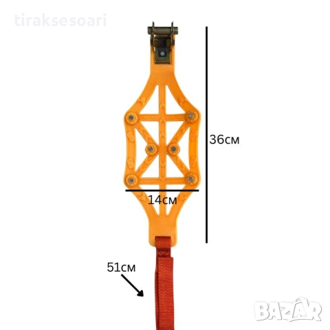 Вериги PVC – 8 броя комплект с метални шипове и аксесоари за лесен монтаж, снимка 4 - Аксесоари и консумативи - 51888697