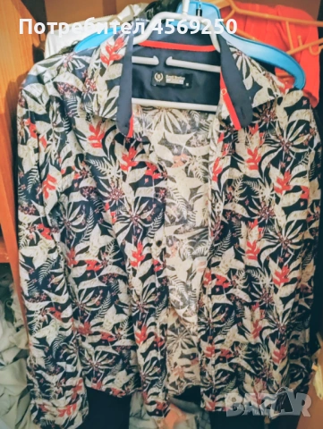 Риза с дълъг ръкав Bentley размер M мъжка нова , снимка 2 - Ризи - 53787878