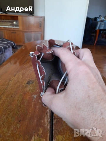 Стара кожена кесия #4, снимка 5 - Други ценни предмети - 53801897