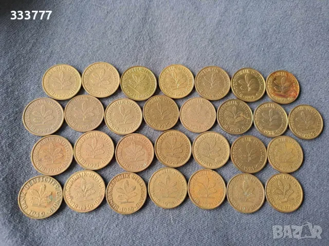 Монети от 5 пфениг Германия. , снимка 1