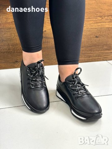 Дамски обувки на платформа  от естествена кожа , снимка 2 - Дамски ежедневни обувки - 42277190