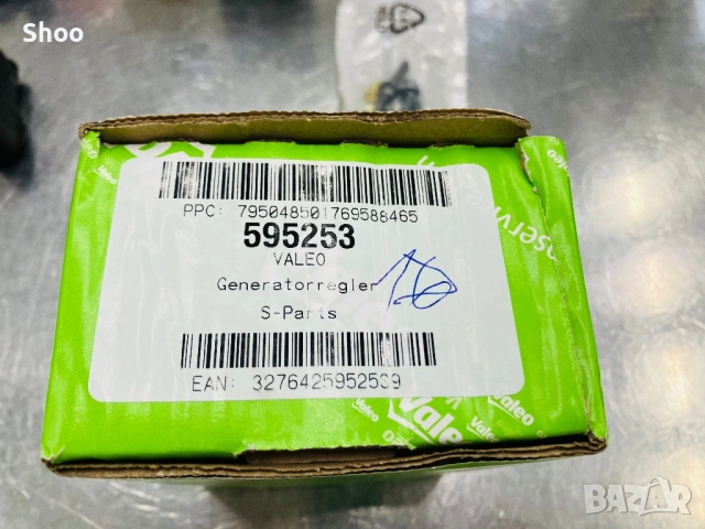 Регулатор на алтернатор VALEO 595253 за RENAULT Kangoo II Express Clio Dacia (FW, FW0/1) OE, снимка 3 - Части - 53518192