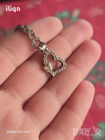 Сребърен Масивен синджир с висулка. 50см. Цена 25,99лв. За Севлиево безплатна доставка. , снимка 3 - Колиета, медальони, синджири - 51463453