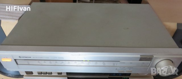 Трилентов Ретро Стерео Тунер (Аналогов) Vintage HiFi HITACHI FT-3400L Silver (сребрист)