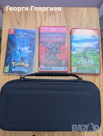 Nintendo Switch 2 + 3 игри + калъф, снимка 4 - Nintendo конзоли - 56077882