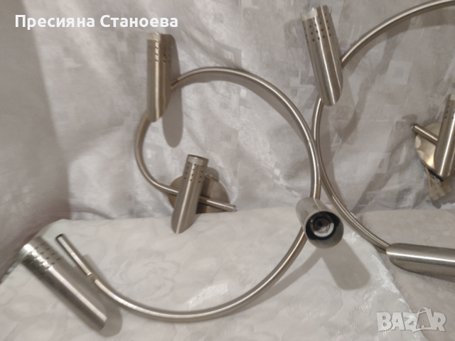 Две осветителни тела в цвят злато , снимка 3 - Лампи за таван - 36261377