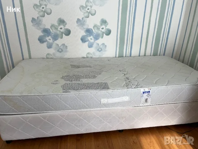 Единично легло с двулицев матрак Нани, снимка 1
