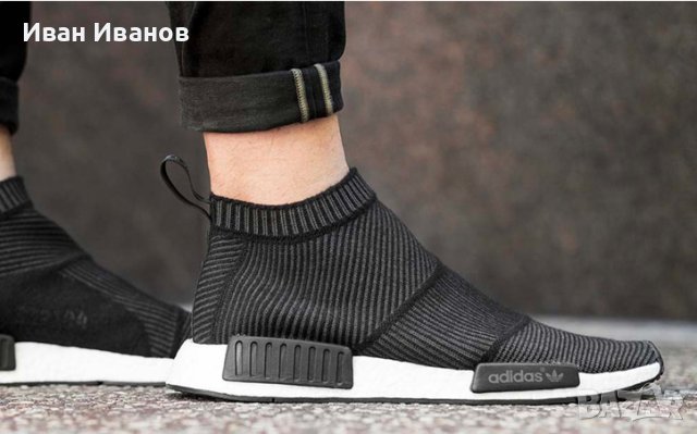 маратонки  Adidas NMD City Sock Winter Wool Black номер 43,5-44, снимка 5 - Маратонки - 40186108