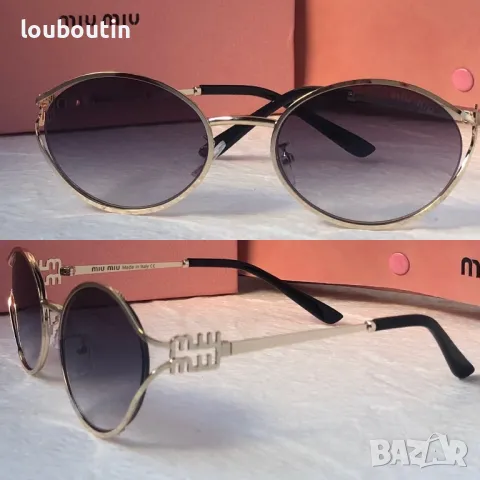 Miu 2024 дамски слънчеви очила елипса овални кръгли 4 цвята, снимка 3 - Слънчеви и диоптрични очила - 47681294