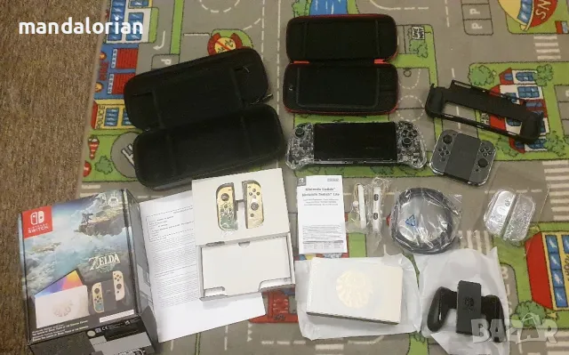 Nintendo switch Oled Zelda с гаранция и 6 контролера special edition 