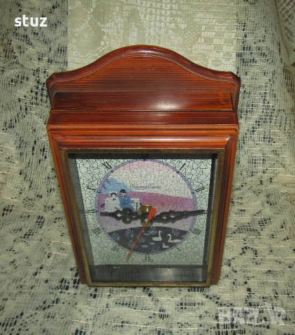 Стенен часовник със скрита кутия за ключове, снимка 2 - Декорация за дома - 52863008