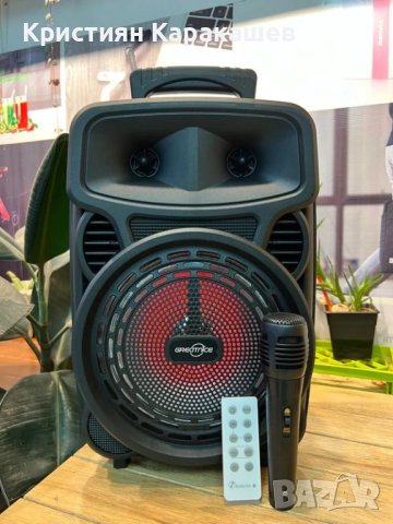 Караоке тонколона с Bluetooth GTS-1699 8'' и микрофон