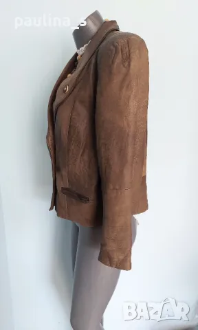 Винтидж / Естествен набук / Дамско яке / топ от 80-те години на миналия век , снимка 6 - Якета - 49403501