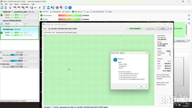 HDD SATA за лаптоп 160GB Seagate, снимка 2 - Твърди дискове - 41774645