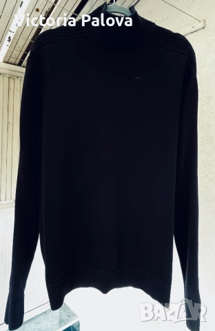 BELSTAFF черна жилетка/кардиган XL оригинал, снимка 8 - Блузи - 53586893