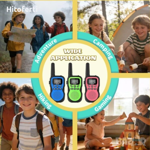 Детски уоки-токита, комплект от 3 броя, снимка 3 - Електрически играчки - 53727825