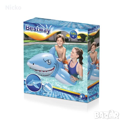 Надуваема Акула Bestway, снимка 3 - Надуваеми играчки - 40951749