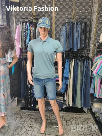 мъжка тениска с яка, снимка 2 - Тениски - 55920398
