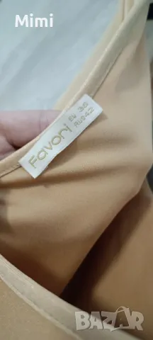 златиста рокля по тялото S до XL, снимка 4 - Рокли - 47665941