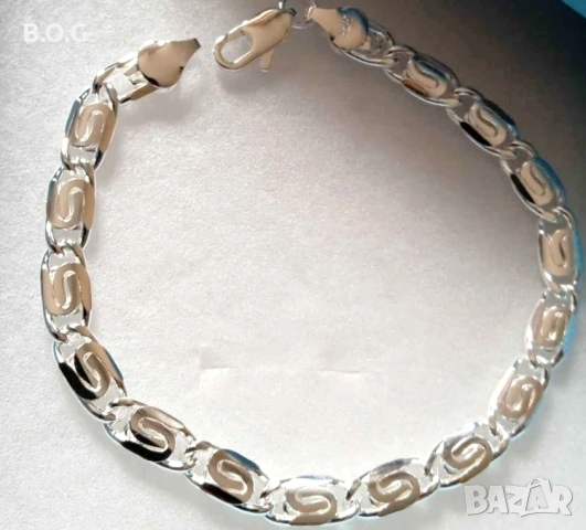 Нова, сребърна гривна 5 модели. В луксозна подаръчна кутия.я, снимка 4 - Гривни - 43355778