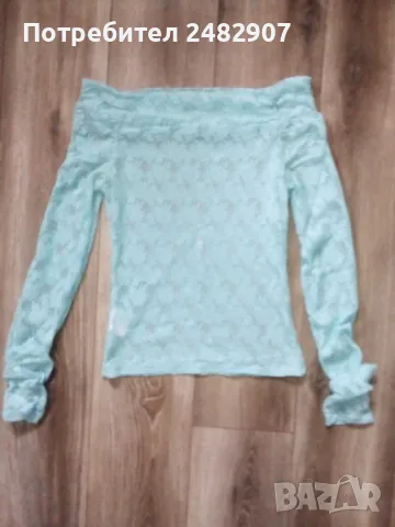 Дамска блуза - дантела, снимка 3 - Блузи с дълъг ръкав и пуловери - 49501492