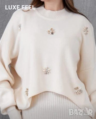 Дамска Рокля + Пуловер ⚜️, снимка 2 - Рокли - 53122264