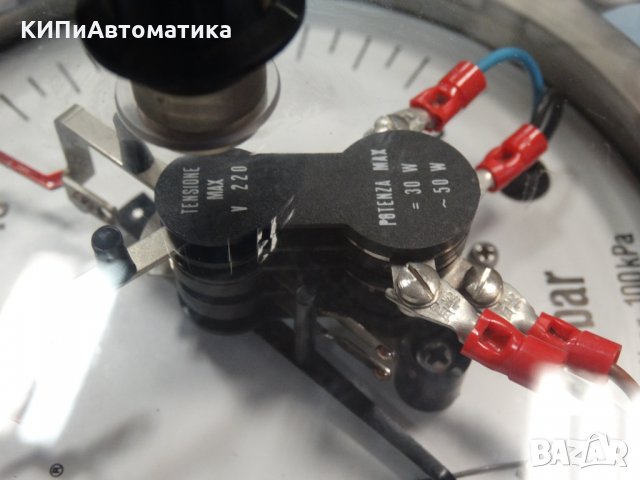 Ел. контактен Манометър с кабел Nuova Fima Ф 160, 25 bar, снимка 9 - Резервни части за машини - 34450189