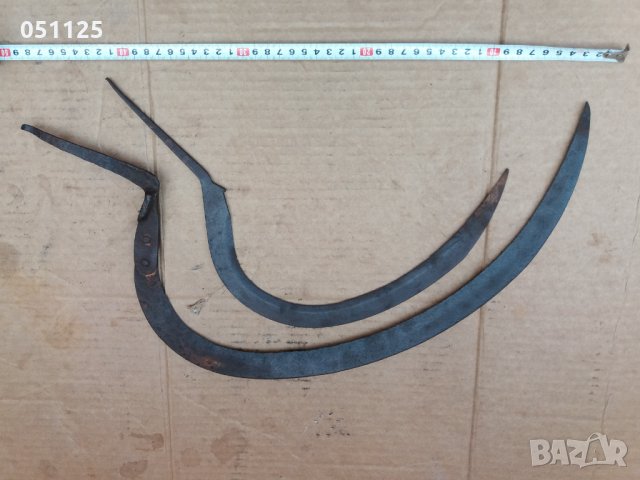 комплект от два жътварски сърпа , снимка 2 - Антикварни и старинни предмети - 34284011