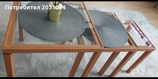 Немски масички тройка , снимка 7 - Маси - 53099514