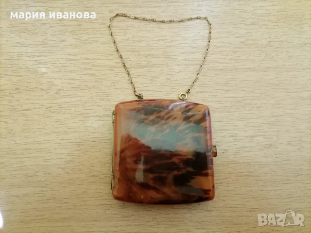 Стара чантичка от океанска костенурка 
