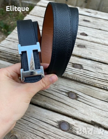 колани от естествена кожа в кутия hermes , снимка 3 - Колани - 53216943