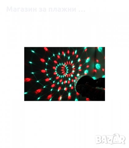 LED ДИСКО ТОПКА С ГОВОРИТЕЛ, BLUETOOTH, USB, MP3 - код 0922, снимка 9 - Bluetooth тонколони - 34304780