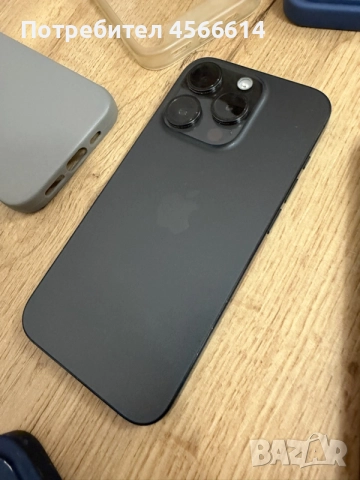 Iphone 15 Pro  Black 128gb, снимка 2 - Apple iPhone - 56379603