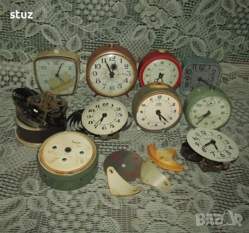 Механични будилници за части, сет 