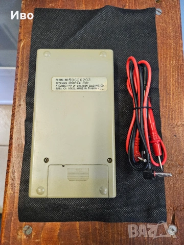 Мултицет Beckman Instruments Circuitmate DM20 Оригинален тайвански мултицет. В отлично техническо съ, снимка 7 - Друга електроника - 53200218