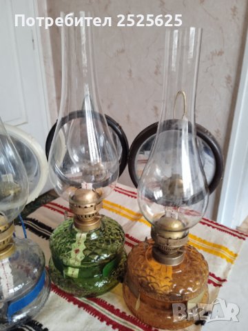 Стари газени лампи - номер 8, 4 броя, снимка 3 - Декорация за дома - 41911926