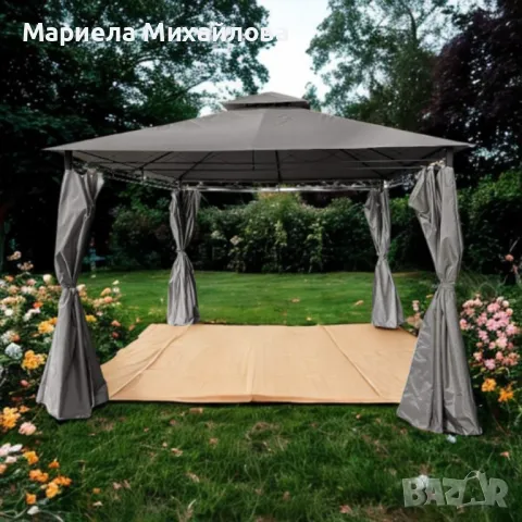 Шатра MUHLER  – Просторна, стабилна и стилна защита за вашето открито пространство, снимка 5 - Градински мебели, декорация  - 49872876