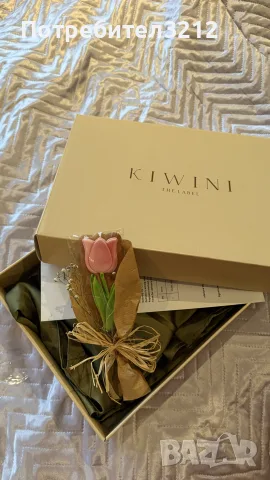 Сатенена зелена рокля Kiwini, снимка 4 - Рокли - 56085905