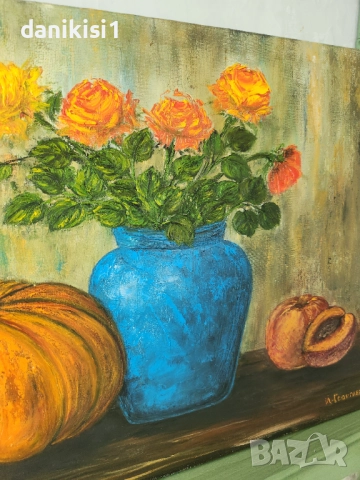 Авторска картина маслени бои, снимка 3 - Картини - 51379659