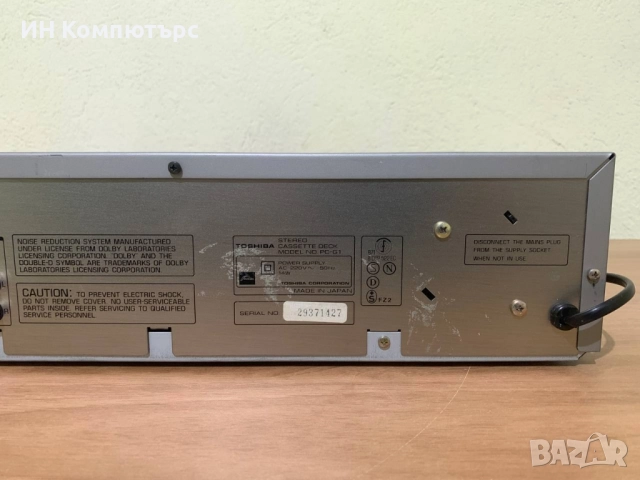 Продавам двуглав дек Toshiba PC-G1, снимка 7 - Декове - 51705007
