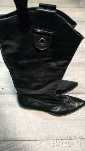 Маркови ботуши от естествена кожа 39номер, снимка 3 - Дамски ботуши - 38959519
