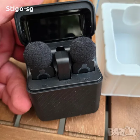 ЧИСТО НОВ Безжичен петличен микрофон BOYA BY-V20 (USB-C) – Двоен