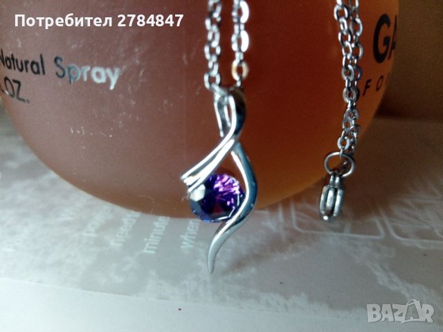 Колие с кристал , снимка 5 - Колиета, медальони, синджири - 39532637