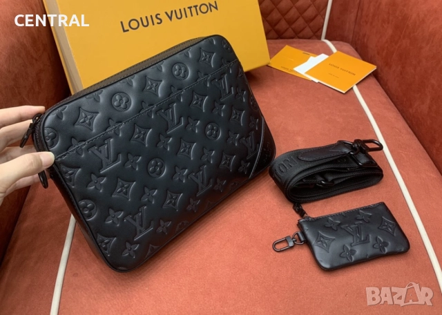 Louis Vuitton 𝐃𝐮𝐨 Messenger Bag Луи Вюитон Мъжка Чанта, снимка 2 - Чанти - 51855000