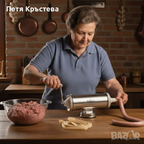 Пълначка за колбаси Bohmann BH 02-750 – Стабилна, удобна и идеална за домашни наденици