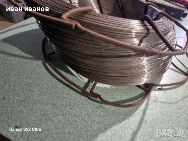 Тел Полуавтомат  0.8мм Хром, снимка 2 - Други машини и части - 39476573