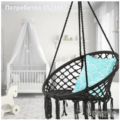 Висяща градинска люлка, снимка 5 - Градински мебели, декорация  - 52620985