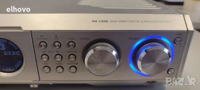 DVD surround system Philips MX5700D, снимка 4 - Плейъри, домашно кино, прожектори - 51890394